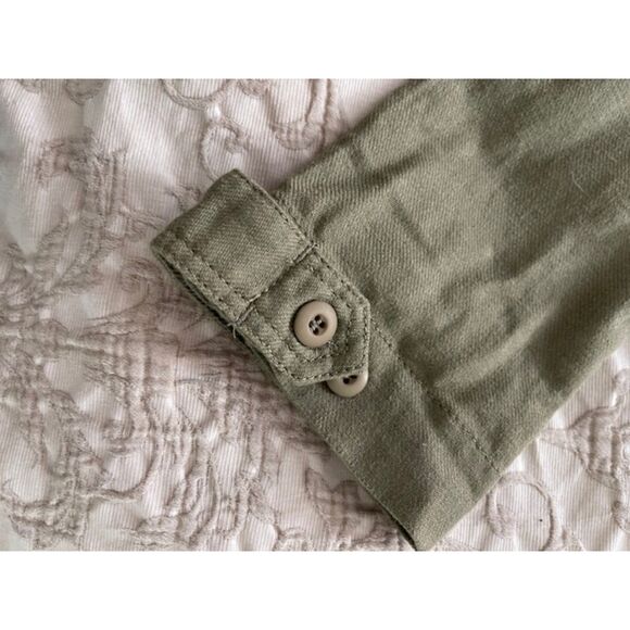 NWT Fate by LFD utility military linen jacket, size S - Picture 3 of 6